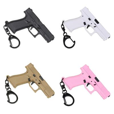 Portable Detachable Pistol Shape Keyring Weapon Decoration Keyring Backpack Pendant Hot Gift Toy Creatve Mini Tactical Keyring