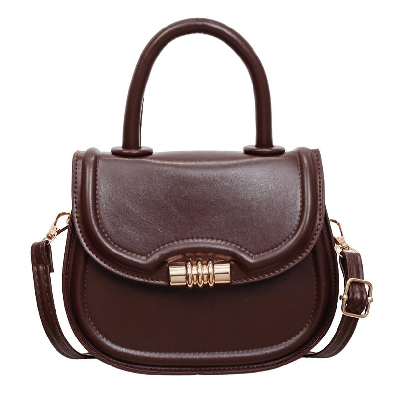 Handbag, Retro Saddle Bag, High-end Single-shoulder Crossbody Bag