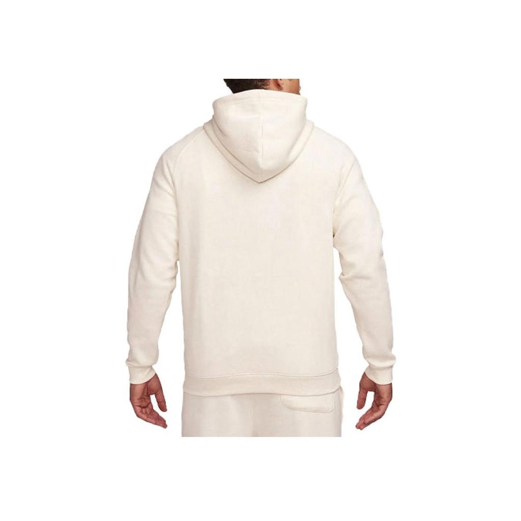 Nike Alphabet Pattern Print Long Sleeve Hoodie Men Tops Beige FB7124-027