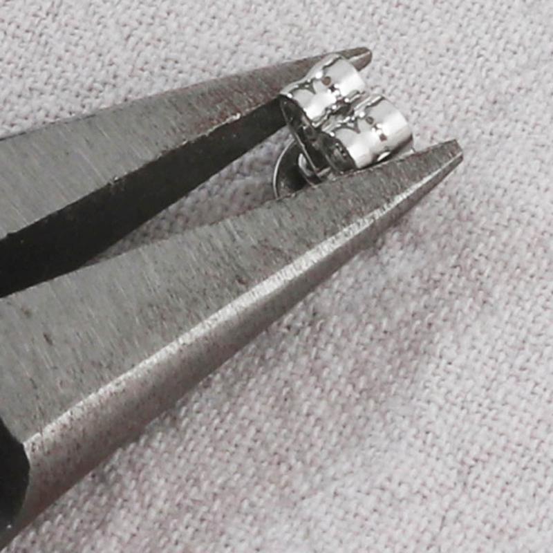 10pcs Metal Earring Stopper Plugs Secure Ear Studs Back Clasps Accessories Earrings Closures for Jewelry Enthusiasts