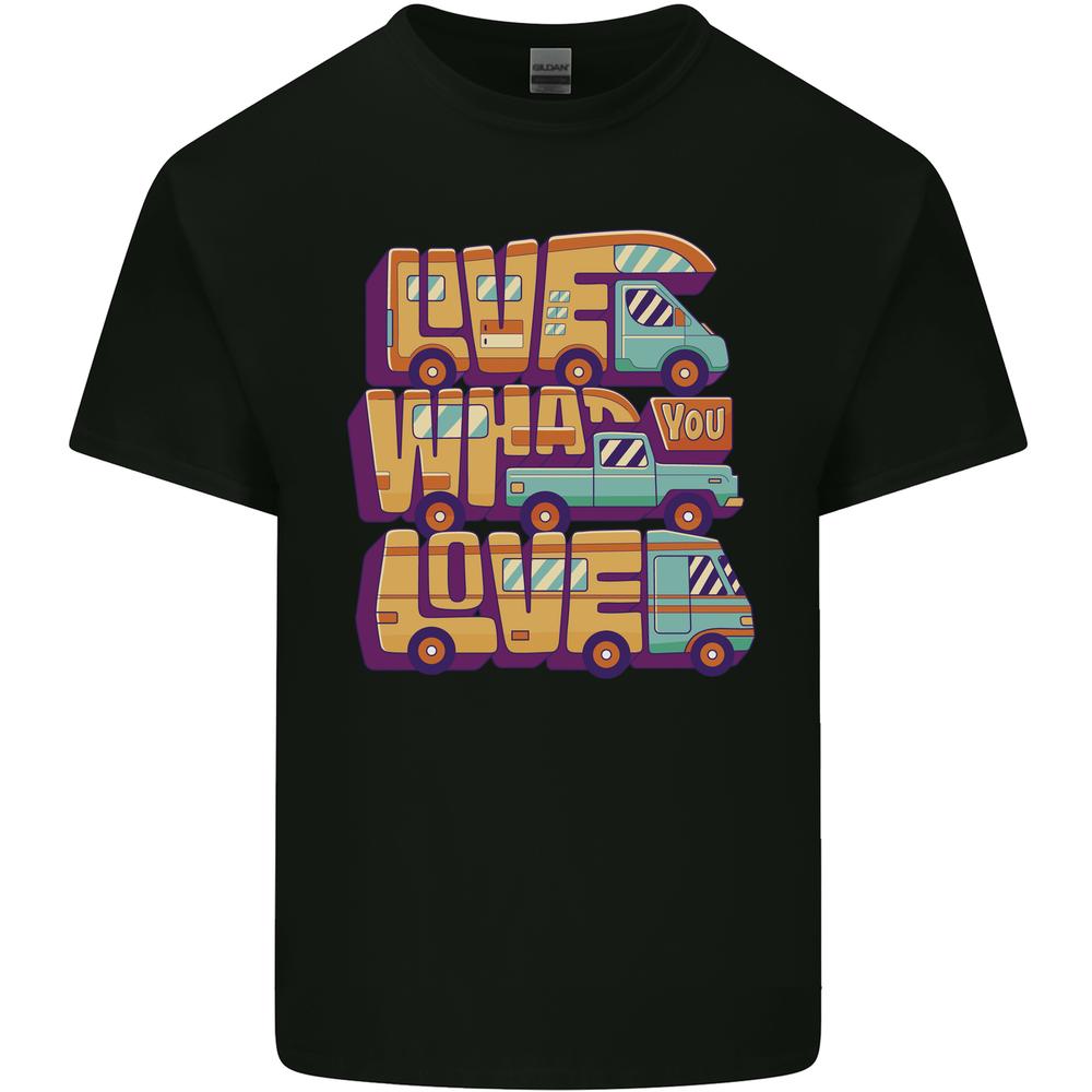 Motorhome Live What You Love RV Caravan Kids T-shirt Childrens L