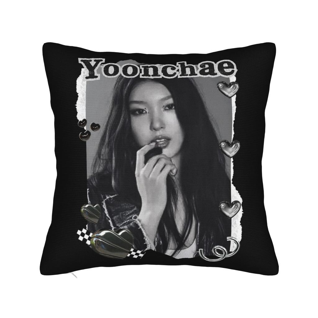 Daniela Katseyes Kpop Girl Group Pillowcase Printed Cushion Cover Gift Throw Pillow Case Cover Home Zipper
