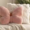 Cuscino a Farfalla Tappetino da Lancio Cuscino Corto in Peluche Giocattolo Carino Ragazza Rosa per Camera da Letto Divano Cuscino Tessile Cuscino per Divano Decorazione per la Casa Cuscino per Testiera del Letto