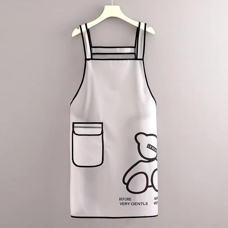 Keuken Waterdicht Schort Transparant Dames Heren Thuis Schorten Afwasbaar Oliebestendig Bakaccessoires BBQ Restaurant Café Schorten
