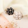 Fashion Enamel Elegant Pin Pearl Alloy Coat Brooch Rose Flower Brooch