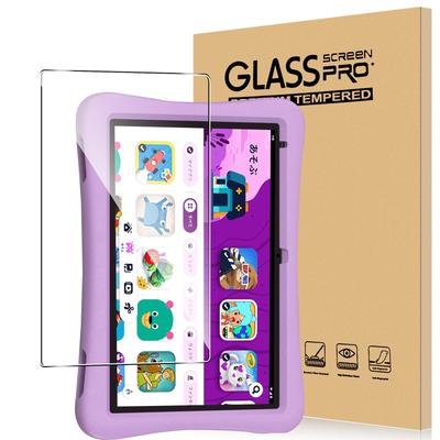 Displayschutzfolie aus gehärtetem Glas für PlimPad Kids High High Touch 9H und einfach zu kompatibel mit PlimPad Kids 10 10, Lichtdurchlässigkeit, Empfindlichkeit,