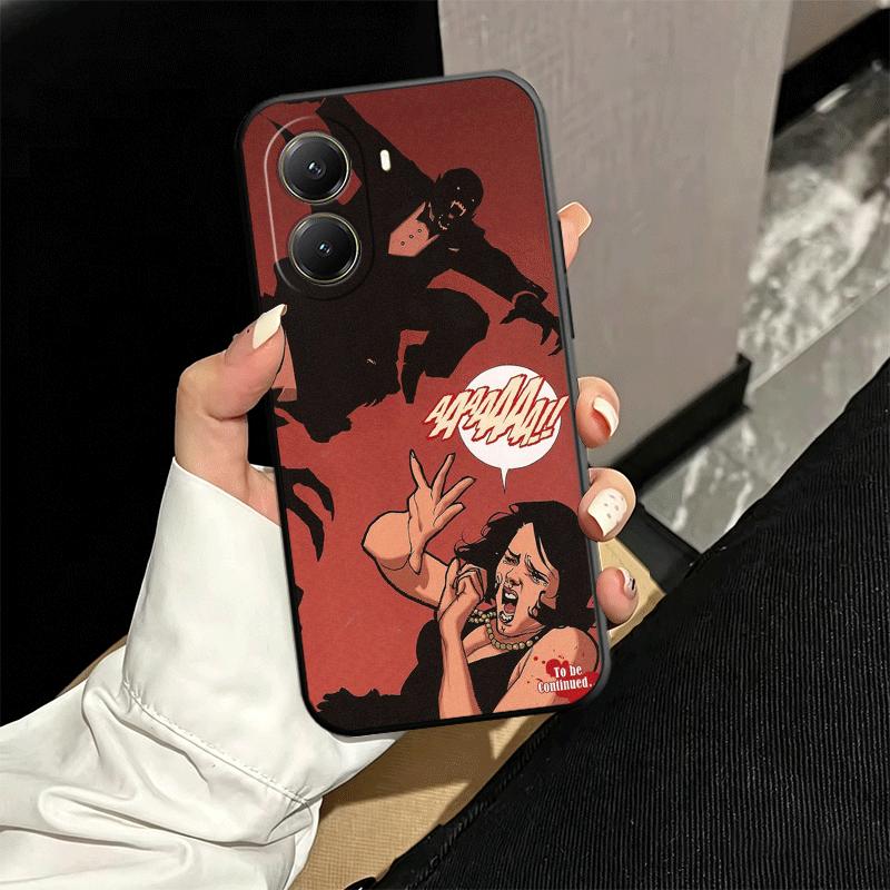 Gothic Vampire Scarlet Art Soft Phone Case for Xiaomi Poco X5 X6 X7 X8 Pro Max X3 F7 F8 Ultra M8 M7 M6 M5 Redmi 15 15C 14C 13C 1
