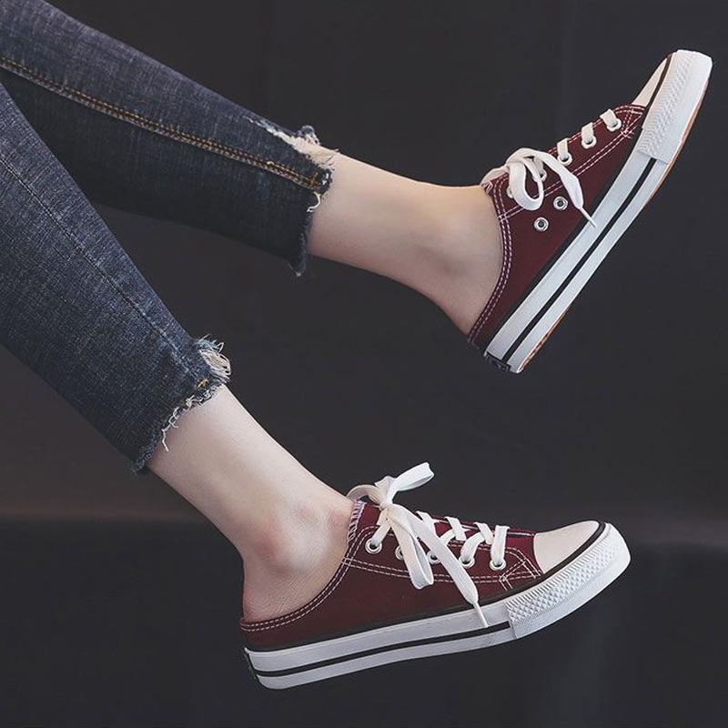 Platform Women's Mules Shoes For Women 2025 Designer Fashion Elegant Slippers Comfortable Heel Shoe With Korean Style Sandals