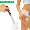 Waxing Spatula Metal Wax Mixing Knife Applicator Wood Handle Hair Removal Tool