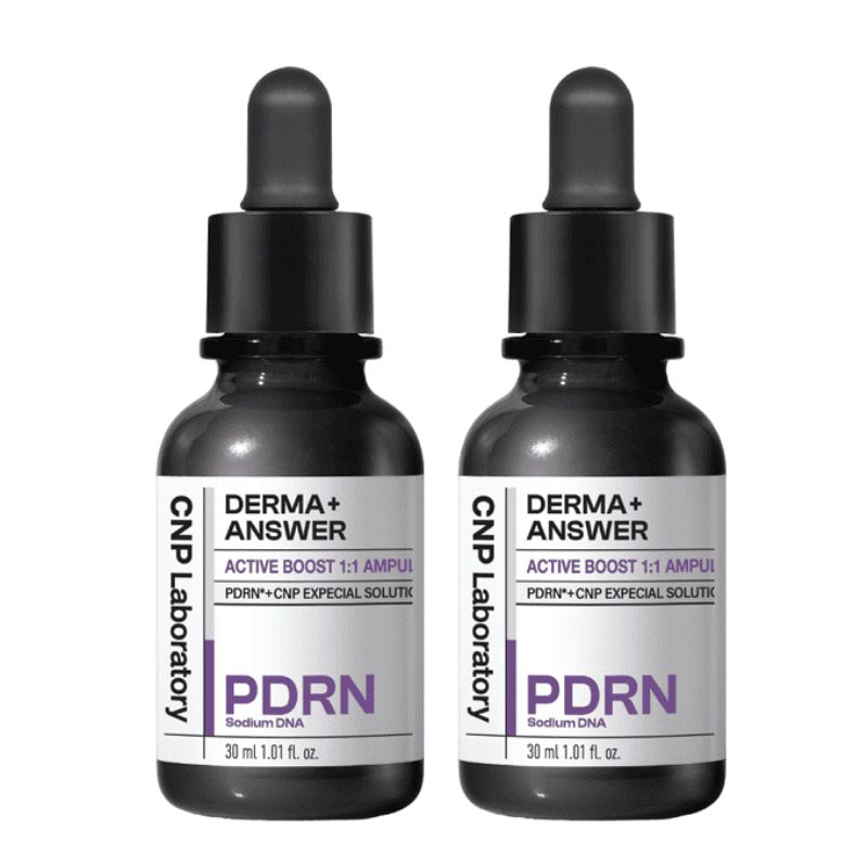 CNP Derma Answer Активная Бустер Сыворотка с PDRN Коллаген Упругость Уход Восстановление Кожи 30 мл x 2