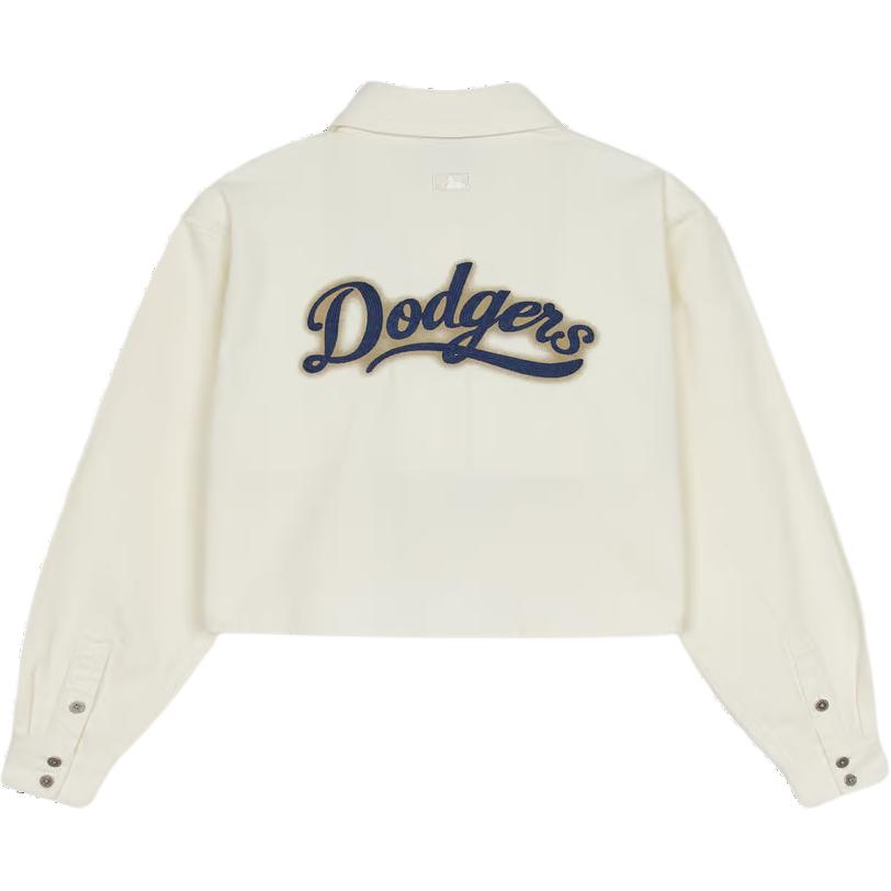 New MLB Shirts Women's Beige 3FDRV0151-07CRS