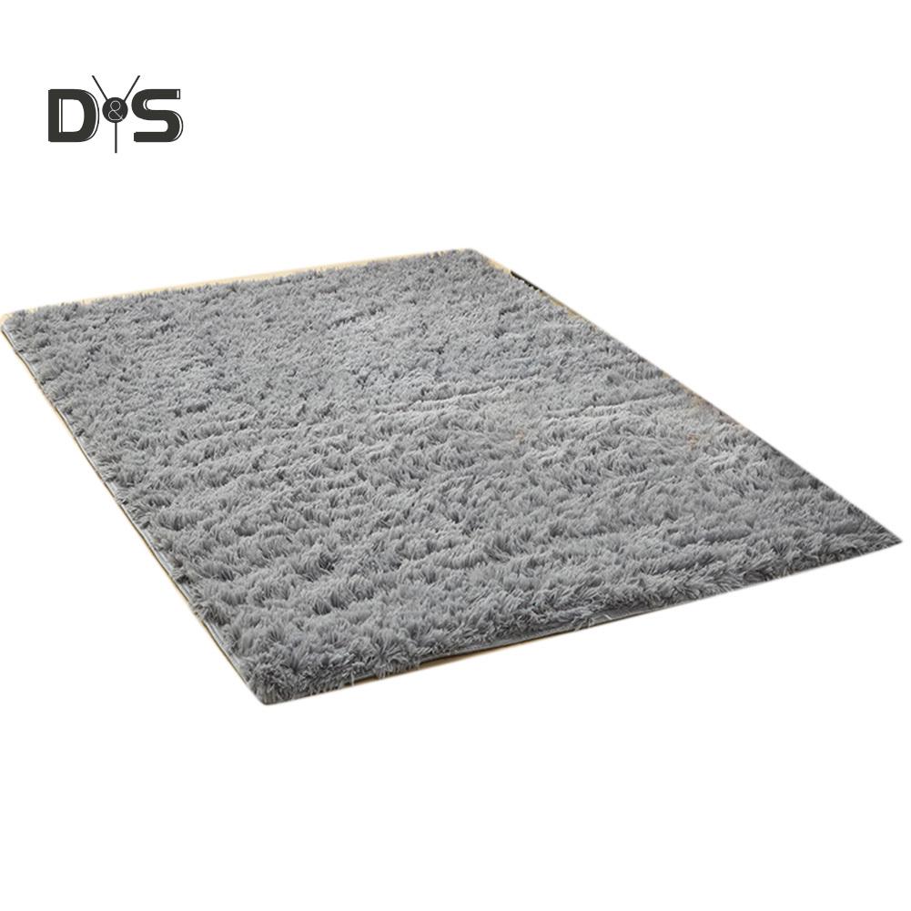 DYS Home Decor Rutschfester Shaggy-Teppich, flauschige Bodenmatte, Polster, Teppichkissen