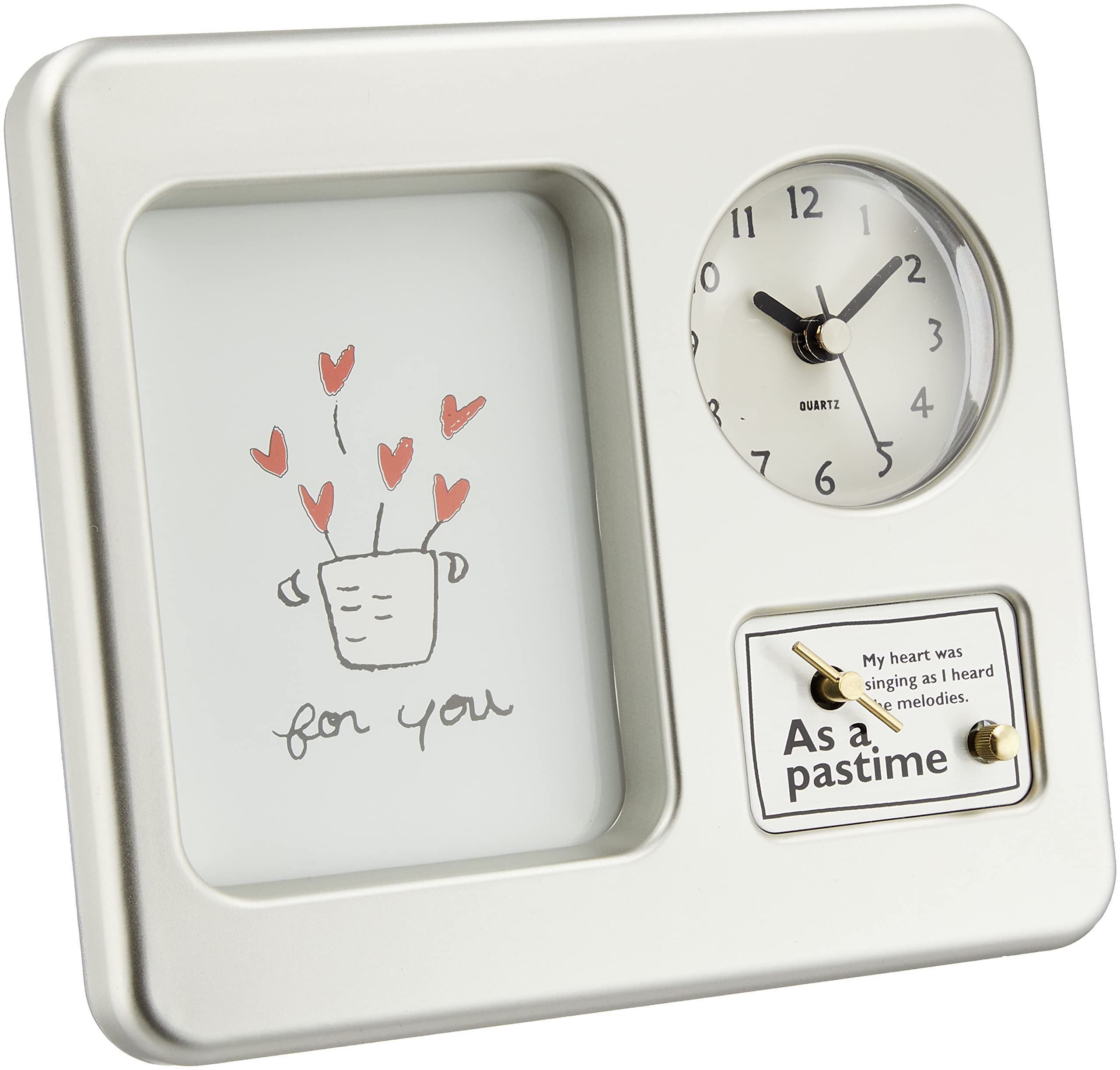 

Ikeda Photo Frame with Music Box, Crystal Square, Silver, One and Only Flower in the World (SMAP), 53032, Photo Size: Approx. 12.7 x 8.9 cm