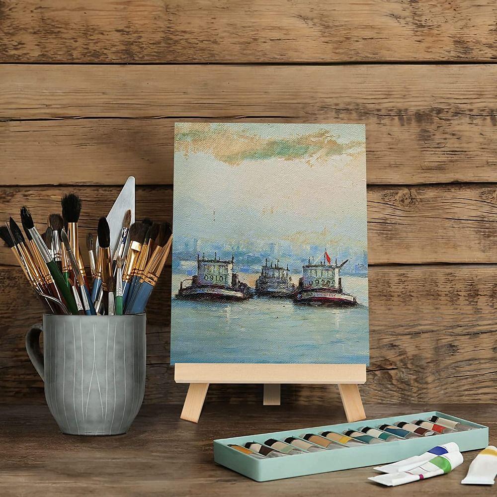 Sketch Drawing Tool Desk Decoration Postcard Holder Drawing Tripod Display Easel Painting Stand