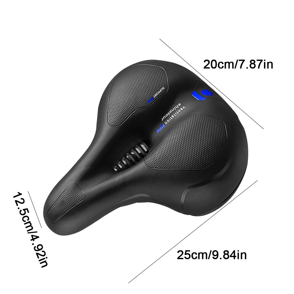 Hollow Bike Saddle Wide Bicycle Seat Breathable Comfortable Saddle Bicycle Children Bike Saddle for Road Journey MTB Cycling