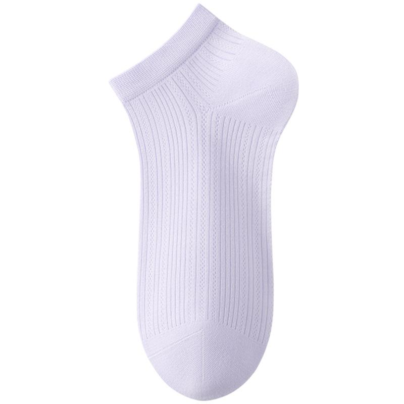 Female Summer Thin Style Cool Feeling Absorbs Sweat Breathable Short Boat Socks