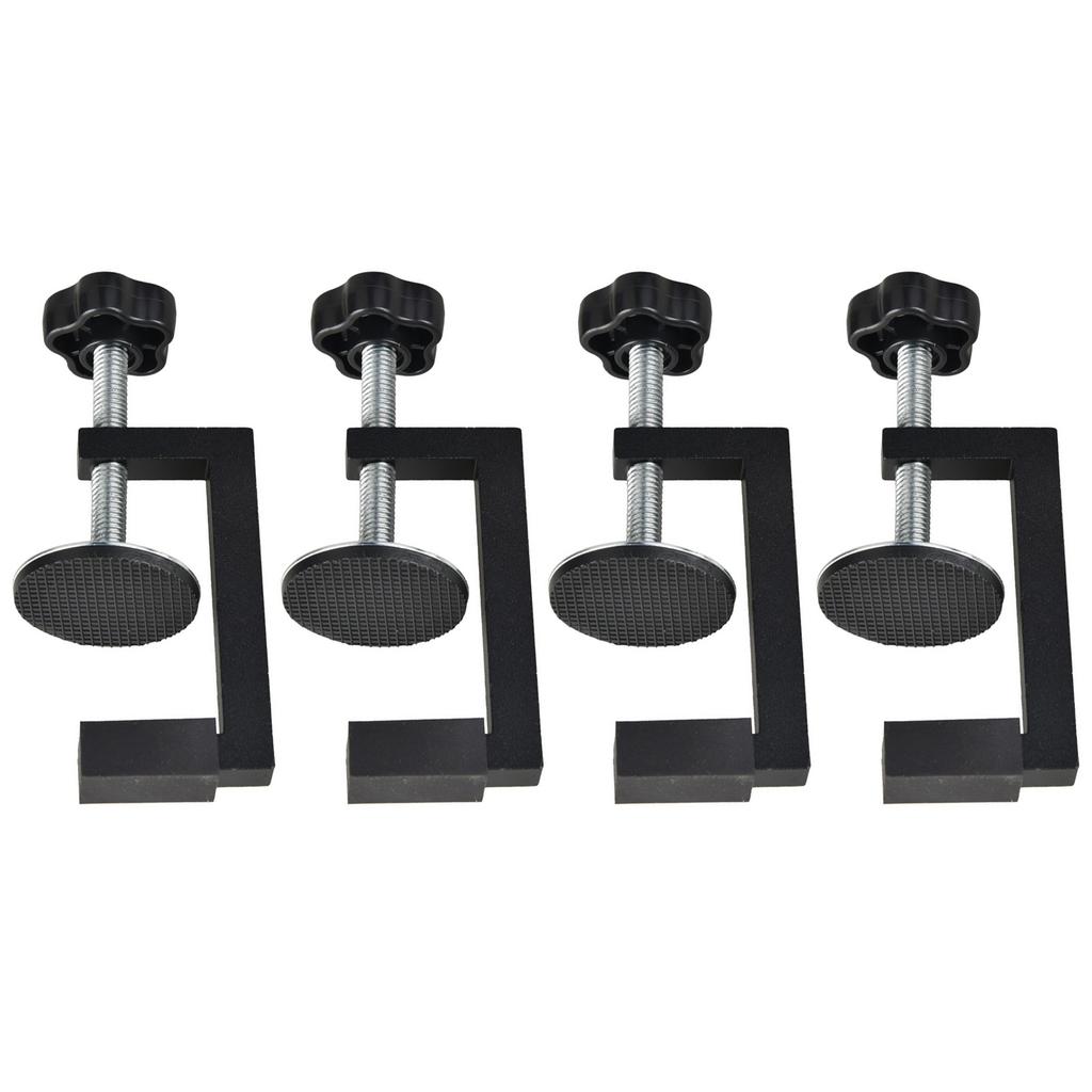 4 stk Universelle C-klemmer 10-57mm Reversert Trearbeids C-klemme Justerbar Bordklemme Vanlige Skrivebord Fikseringsverktøy