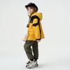 Unisex Kids' Color Block Hooded Windbreaker Jacket