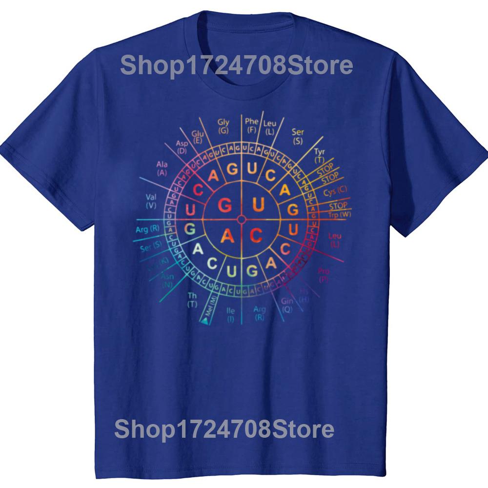 Funny Awesome Biology Genetic Code Sun Science Humor Graphic T-shirts Men Casual Tshirt 100% Cotton Loose Oversized T Shirt