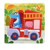 11x11cm New Wooden 3d Puzzle Cartoon Animal Dinosaur Early Learning Educational Montessori Wooden Puzzle Toys for Kids