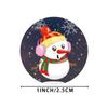 50-500pcs Round Merry Christmas Thank You Stickers 8 Designs Seal Labels for Envelope Cards Gift Package Scrapbooking Decor