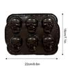 Halloween Skull Cake Pan Molds Non-Stick Cake Baking Molds Stainless Steel Skeleton Chocolate Molds for Chocolate Candy Cake