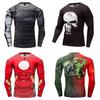 Stylish And Comfortable Men T-shirt Long Sleeve Super Hero Compression Sport 3d Fitness Cycling Shirt