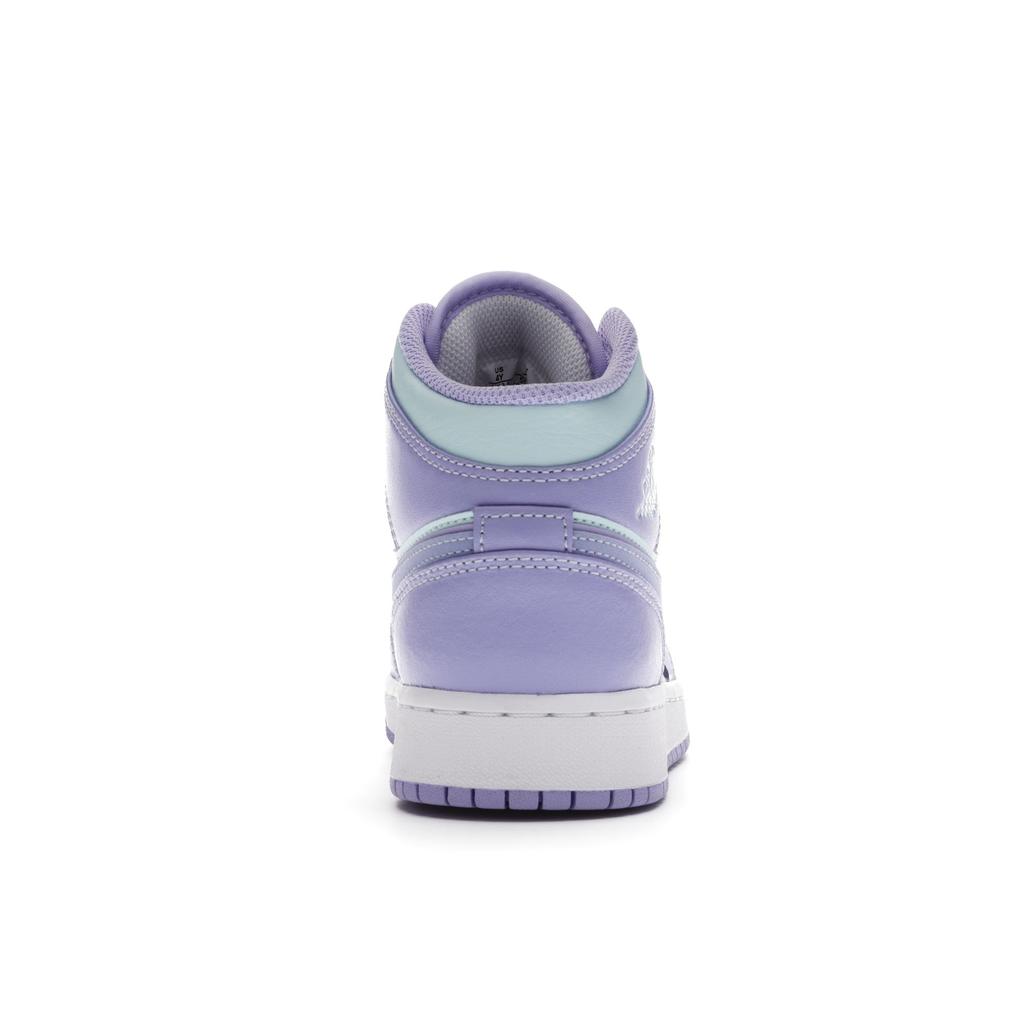 Air Jordan 1 Mid GS Purple Pulse Kids Sneakers Arctic-Punch Glacier-Blue 554725-500