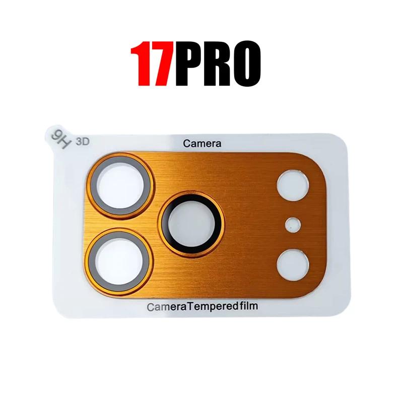 1Pc Protective Film For iPhone 17 Pro Max For iPhone 17 Pro Full Coverage Ultra-Thin Camera Lens Protector Metal Frame 2026 New