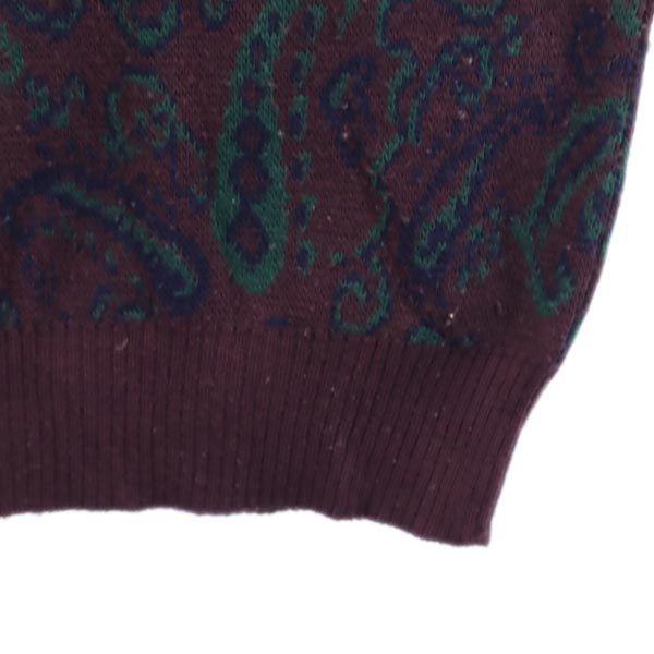 JOHN ASHFORD 90s Wool blend Made in Italy Overall handle Long sleeve sweater Men's Used