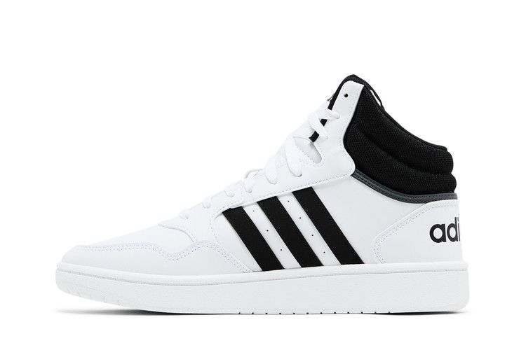 adidas Hoops 3.0 Mid Classic Vintage Core Black Cloud White
