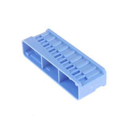 Dentale Mini Endodontische Vijl Meetblok Houder Plastic Endo Vijlen Liniaal Organizer Tandarts Instrument
