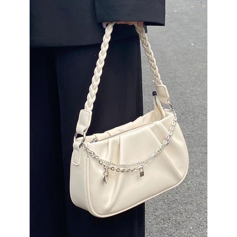 

Women s Special-Interest Design Cloud Square Handbag Beige
