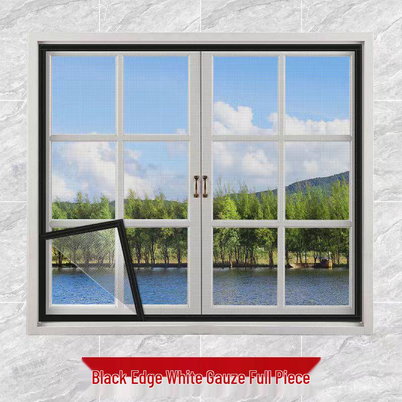 Thickened Self-Install Mosquito-Proof Screen for Summer: Invisible, Encrypted No-Punch Window Net for Home & Balcony