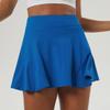 Women's A-Line Yoga Skort with Hip-Lifting and Anti-Exposure Design - Casual Sports and Tennis Skirt with Fitness Pocket