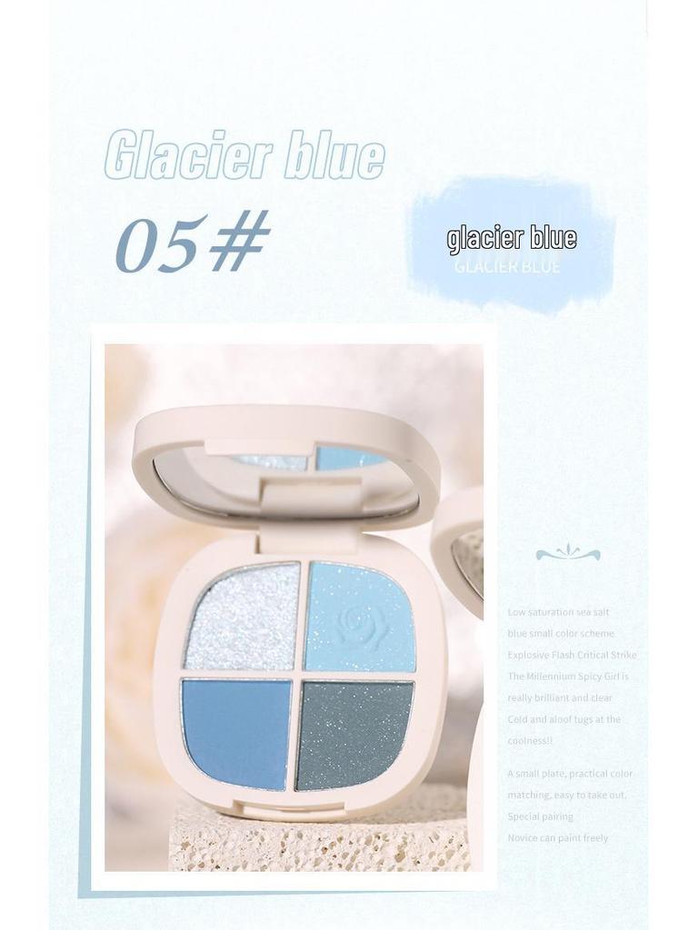 WODWOD Velvet Soft Eyeshadow Palette: Matte, Shimmer, Glitter, Long-Lasting, No-Fall Formula.