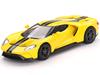 Truescale Miniatures GT Triple Yellow s černými pruhy Limitovaná edice 164 Diecast Model Auta MGT00613