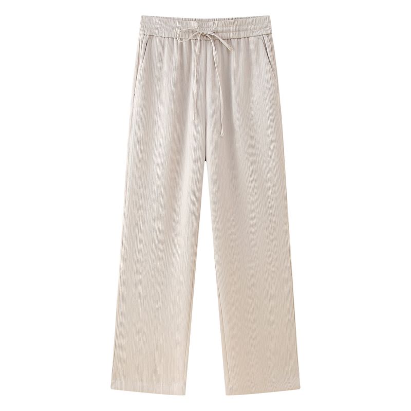 Kaslead New Arrival Women's Fashion Style Ruffled Suit Outwear Casual Pants 4387127 4387027