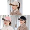 Lightweight Knit Open Top Hat For Women With Letter Embroidery For Outdoor Warmth