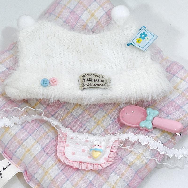 

Самоуничижительный детский костюм медвежонка: 13см Слюнявчик, Шапка, Плюшевая игрушка, Аксессуары для платья 13cm Bear Doll Clothing