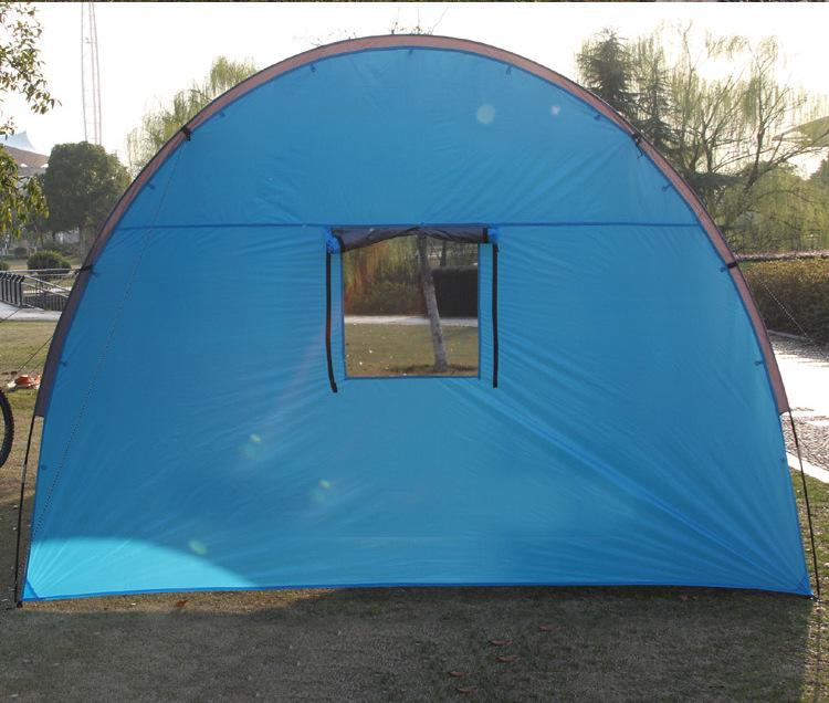 Namiot tunelowy zewnętrzny: Przestronny 3-pokojowy design na kemping, najlepiej sprzedający się namiot zespołowy dla wielu osób
