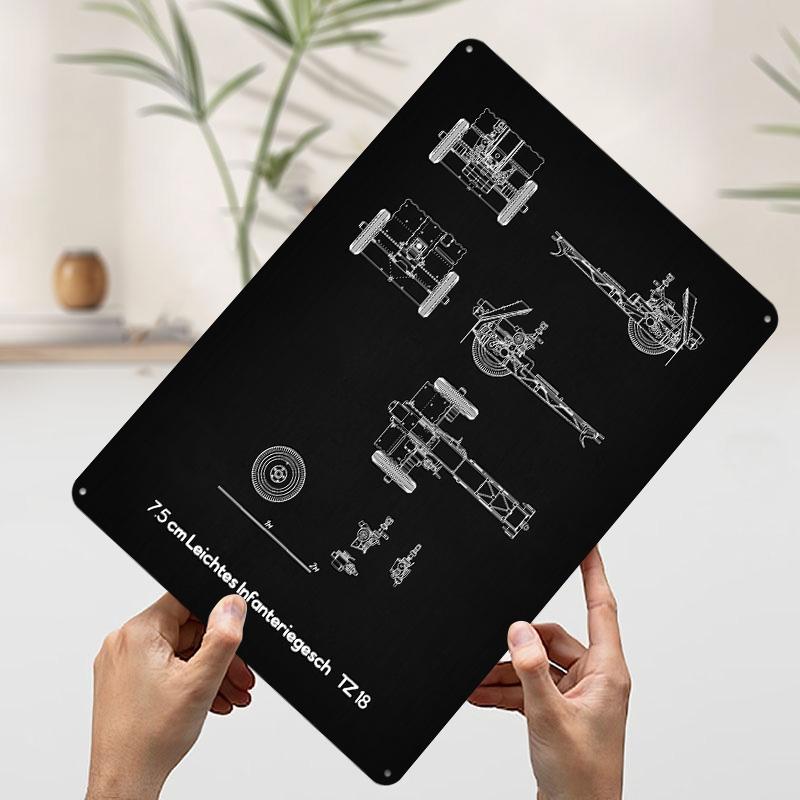 

75 Cm Leichtes Tin Plaque Poster Customized Wall Art Retro Vintage Metal Signs for Man Cave Room Decoration Desk Decor Wand Deko 7.9x11.8In(20x30cm)