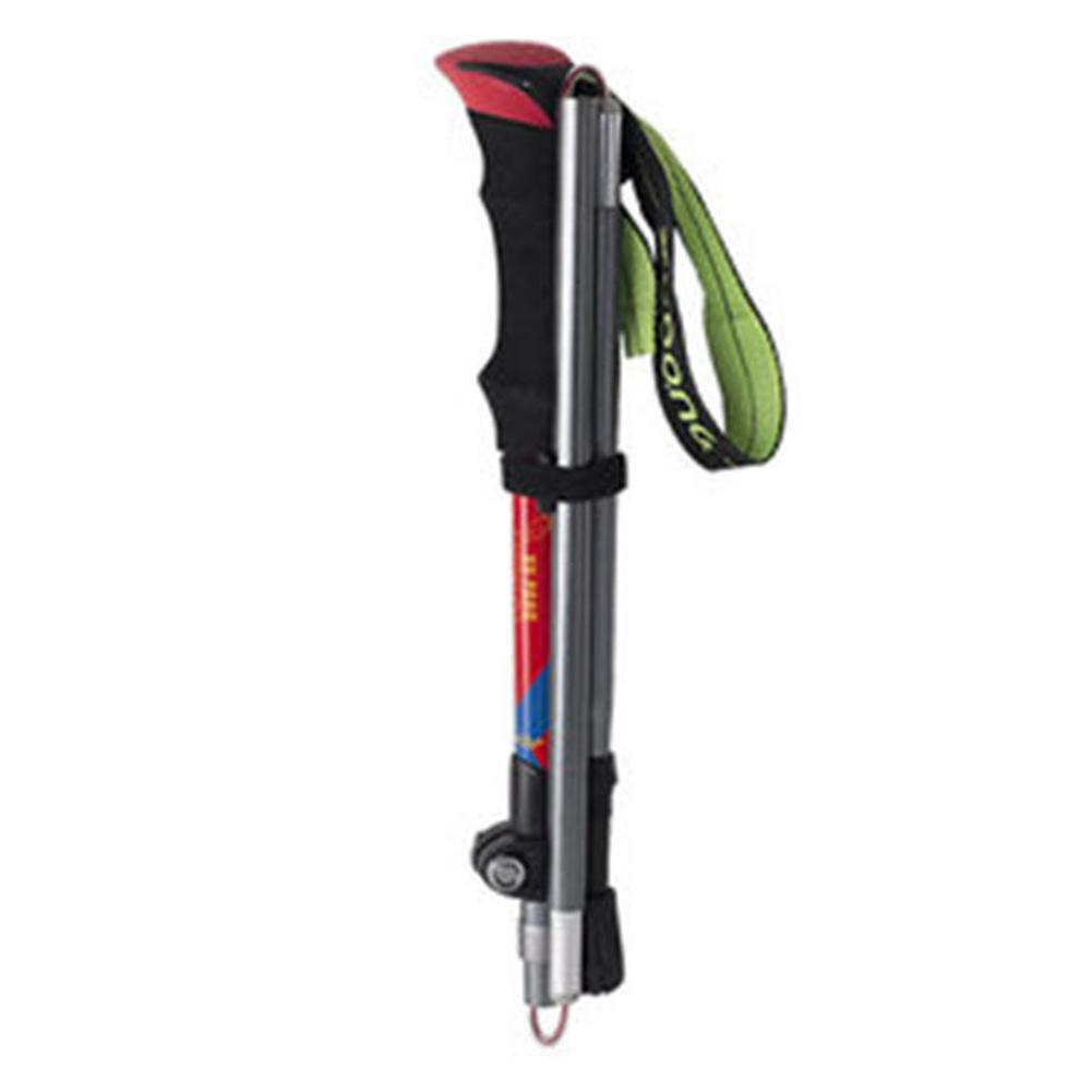 Trekking Poles Folding Hiking Stick 7075 Aluminium Alloy Collapsible Hiking Poles Trekking Stick Walking Poles Walking Sticks Red【155-165】 #1