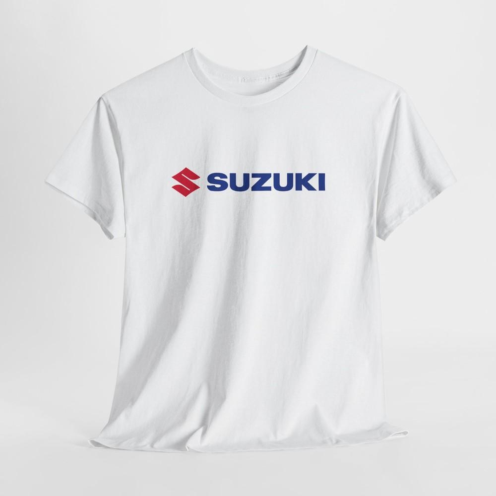 

Suzuki T-Shirt – Unisex Motorcycle Cotton Tee for Men Women or Bikers XL