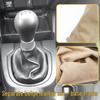 Compatible Gear Shift Knob & Leather Dust Cover for 0418 New/Old Model Manual Transmission Lever