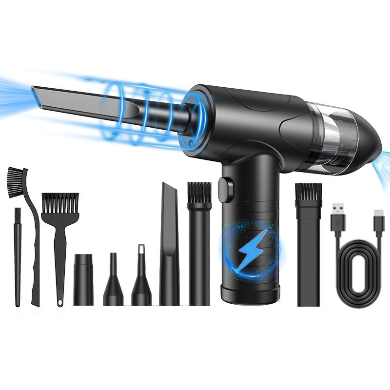 High-Power Wireless Car & Keyboard Vacuum Cleaner with USB Charging