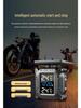 Solar-Powered TPMS for 2-Wheel Electric Motorcycles with External Tire Sensors