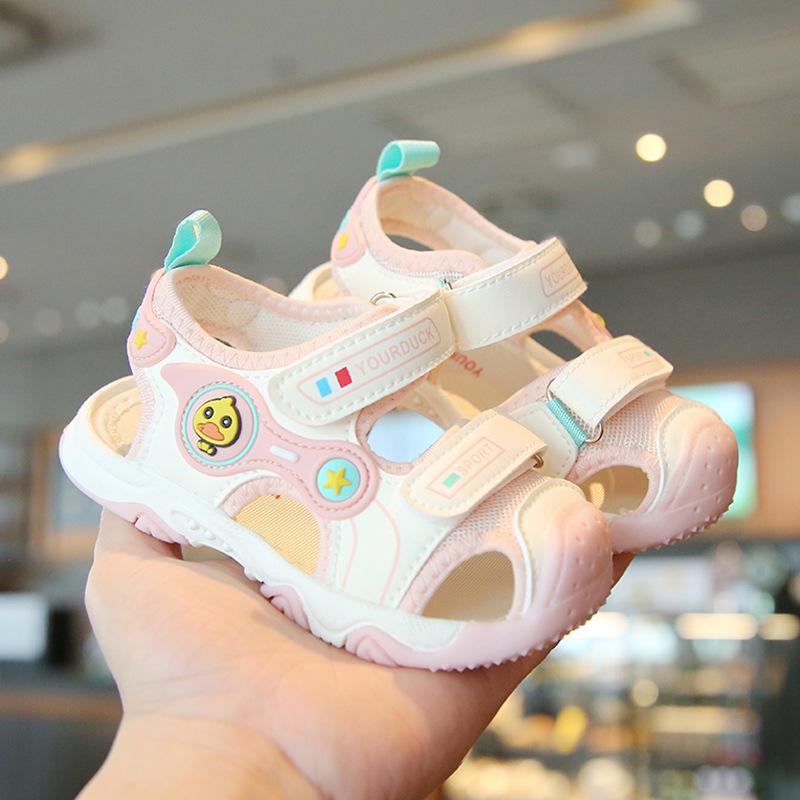 Fashion girls' sandals summer new girl functional shoe soft soled boy sandals anti slip boys' shoe comfortable children's shoes