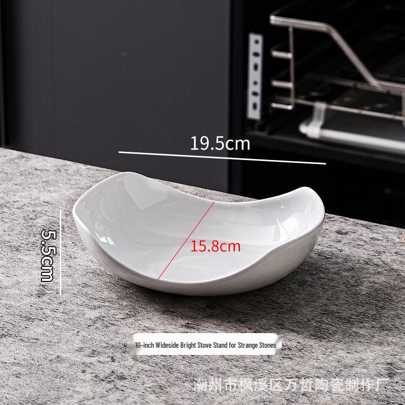 Ceramic Stovetop Candle-Warming Dish for Dry Pot & Small Fried Yellow Beef