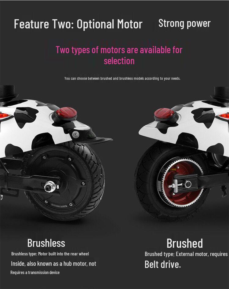 Little Dolphin Folding Electric Scooter: Two-Wheel Lithium Battery Commuter Bike for Teens